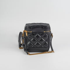 Saint Laurent Quilted Vanity Black
