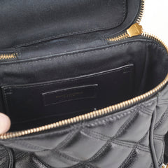 Saint Laurent Quilted Vanity Black