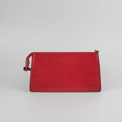Louis Vuitton Epi Pochette Red