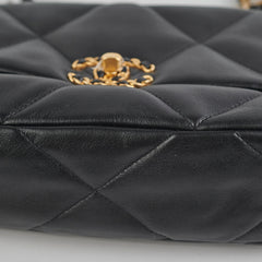 Chanel Small 19 Black (microchip)