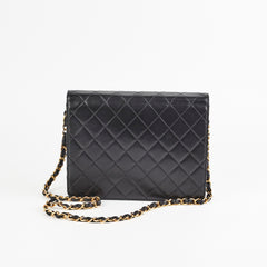 ITEM 29 - Chanel Vintage Square Flap Lambskin Black- Series 5