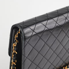 ITEM 29 - Chanel Vintage Square Flap Lambskin Black- Series 5