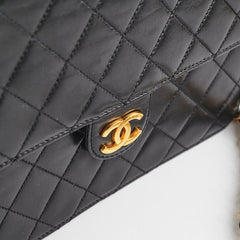 ITEM 29 - Chanel Vintage Square Flap Lambskin Black- Series 5