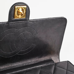 ITEM 29 - Chanel Vintage Square Flap Lambskin Black- Series 5