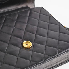 ITEM 29 - Chanel Vintage Square Flap Lambskin Black- Series 5
