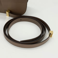 Celine Medium Box bag Brown Calfskin Liege