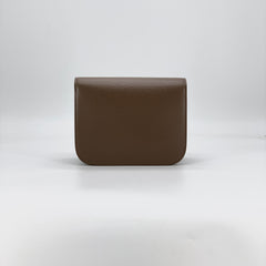 Celine Medium Box bag Brown Calfskin Liege