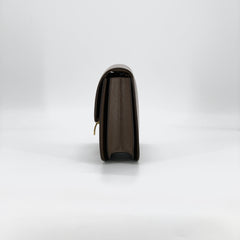 Celine Medium Box bag Brown Calfskin Liege
