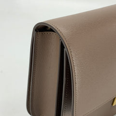 Celine Medium Box bag Brown Calfskin Liege