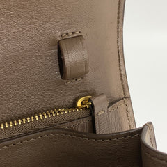 Celine Medium Box bag Brown Calfskin Liege