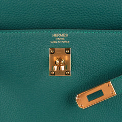 Hermes Kelly 25 Malachite Togo - Stamp D
