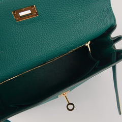 Hermes Kelly 25 Malachite Togo - Stamp D