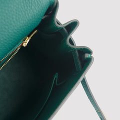 Hermes Kelly 25 Malachite Togo - Stamp D