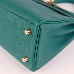 Hermes Kelly 25 Malachite Togo - Stamp D