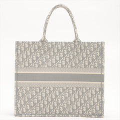 Dior Large Book Tote Grey Oblique
