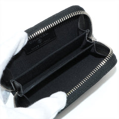 Chanel Nuback Caviar Coin Case Black