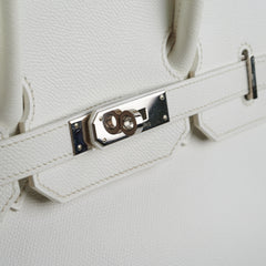 Hermes Birkin 35 Blanc Stamp [J]