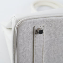 Hermes Birkin 35 Blanc Stamp [J]