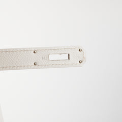 Hermes Birkin 35 Blanc Stamp [J]