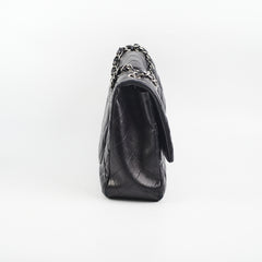 Chanel Black Jumbo Single Flap Black
