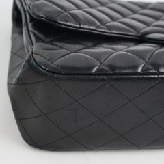 Chanel Black Jumbo Single Flap Black