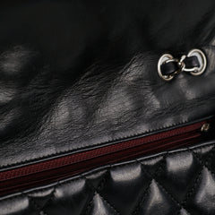 Chanel Black Jumbo Single Flap Black