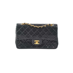 Chanel Small Classic Flap GHW Black