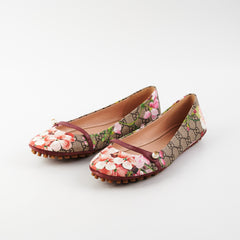 Gucci GG Supreme Blooms Ballet Flat (Size 38)