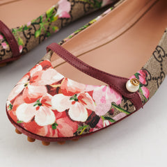 Gucci GG Supreme Blooms Ballet Flat (Size 38)