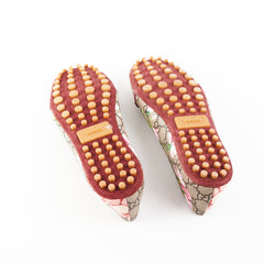 Gucci GG Supreme Blooms Ballet Flat (Size 38)