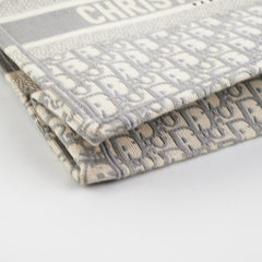 Dior Medium Book Tote Oblique Grey