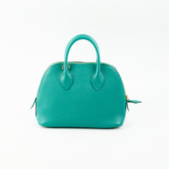 Hermes Mini Bolide Vert Verone D Stamp