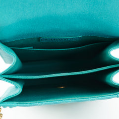 Chanel Vertical Boy Caviar Blue