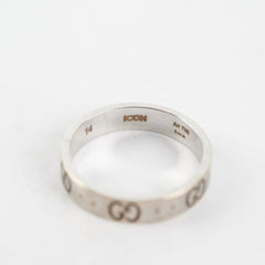Gucci Icon Interlocking G Band Ring Size 54