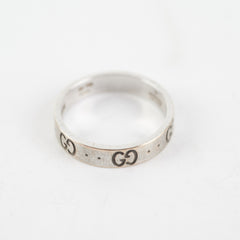 Gucci Icon Interlocking G Band Ring Size 54