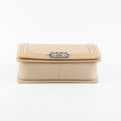 Deal of The Week -  Chanel Old Medium Boy Patent Leather Beige