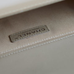 Deal of The Week -  Chanel Old Medium Boy Patent Leather Beige