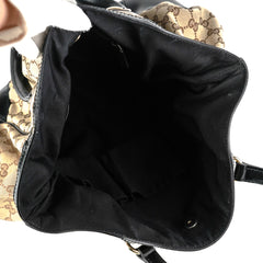 Gucci Guccissima Twin Shoulder Bag Off-White