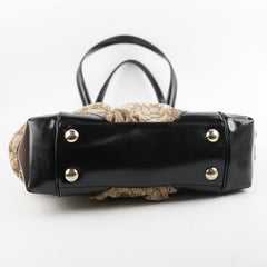 Gucci Guccissima Twin Shoulder Bag Off-White