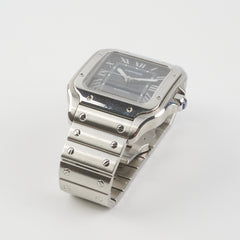 Cartier Santos Watch Dark Navy Dial