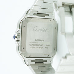 Cartier Santos Watch Dark Navy Dial