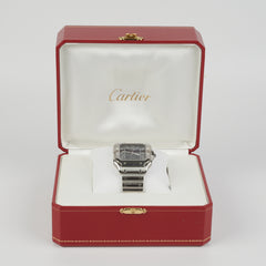 Cartier Santos Watch Dark Navy Dial