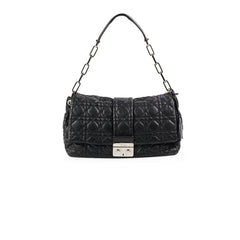 Dior Cannage Lock Bag Black