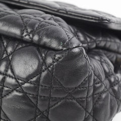 Dior Cannage Lock Bag Black