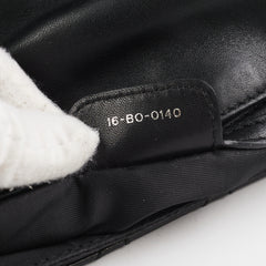 Dior Cannage Lock Bag Black