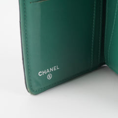 Chanel Yen Wallet Blue/Green
