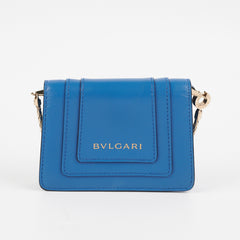 Bvlgari Serpenti Bag Charm Blue