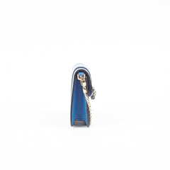 Bvlgari Serpenti Bag Charm Blue