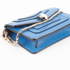 Bvlgari Serpenti Bag Charm Blue