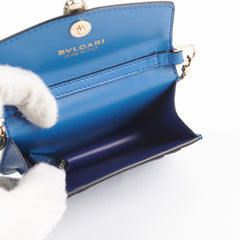 Bvlgari Serpenti Bag Charm Blue